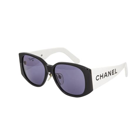 black chanel glasses frames womens|Chanel black and white sunglasses.